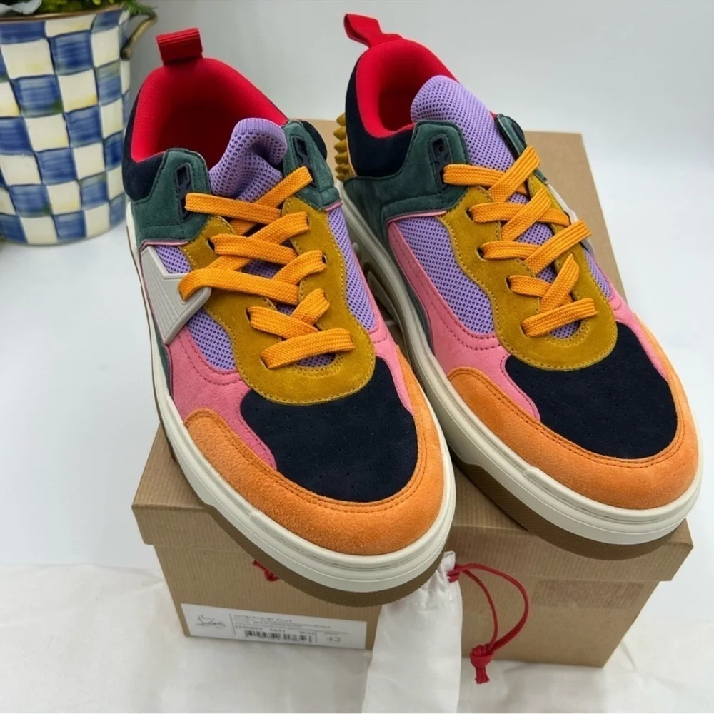Men’s Christian Louboutin, Astroloubi trainer sneakers size 42 made in Italy